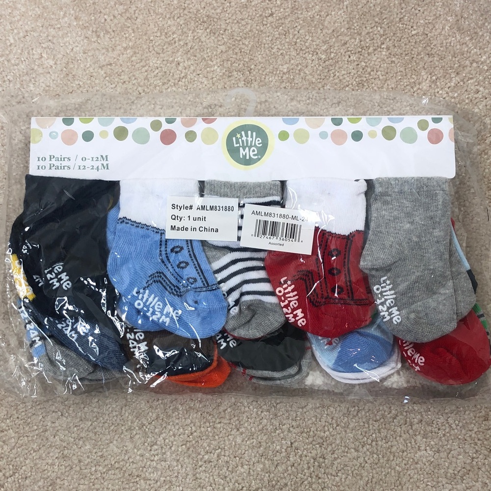 Baby Boy’s Little Me Infant Sock Pack